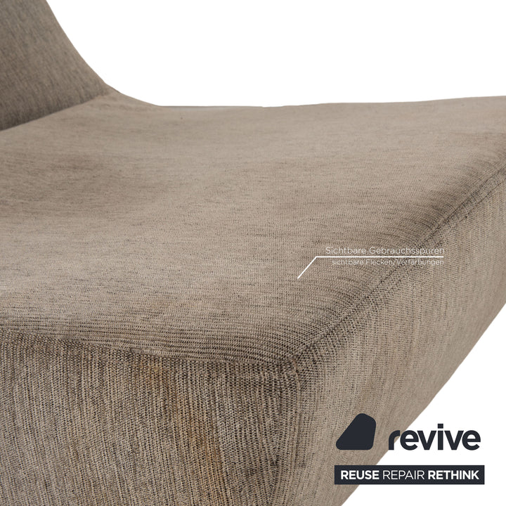 BoConcept Aero Stoff Sessel Hellgrau manuelle Funktion