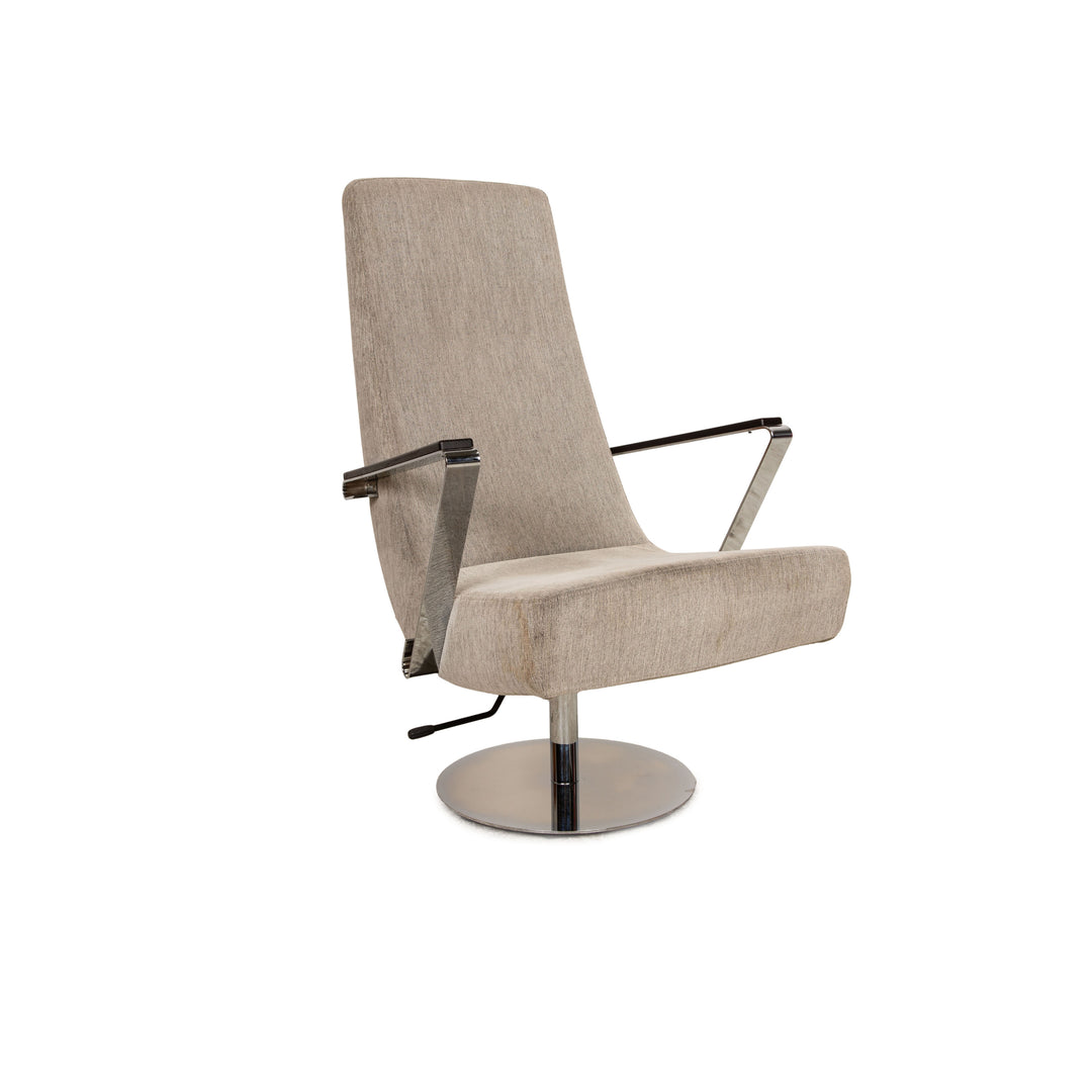 BoConcept Aero Stoff Sessel Hellgrau manuelle Funktion
