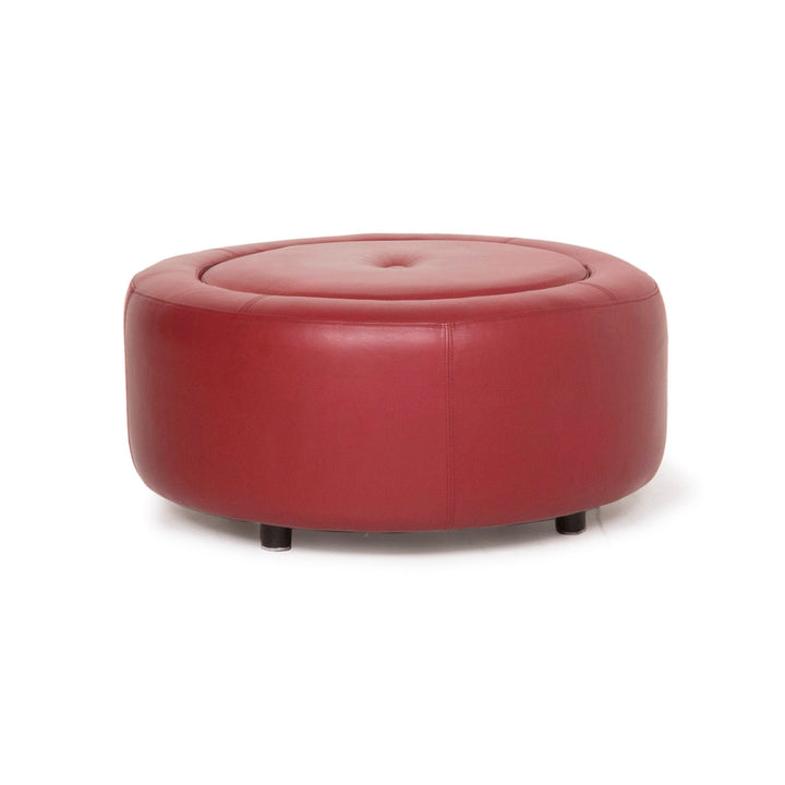 BoConcept Alpha Leder Hocker Rot #12995