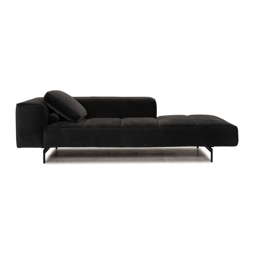 BoConcept Amsterdam Stoff Dreisitzer Grau Grün Sofa Couch Liege