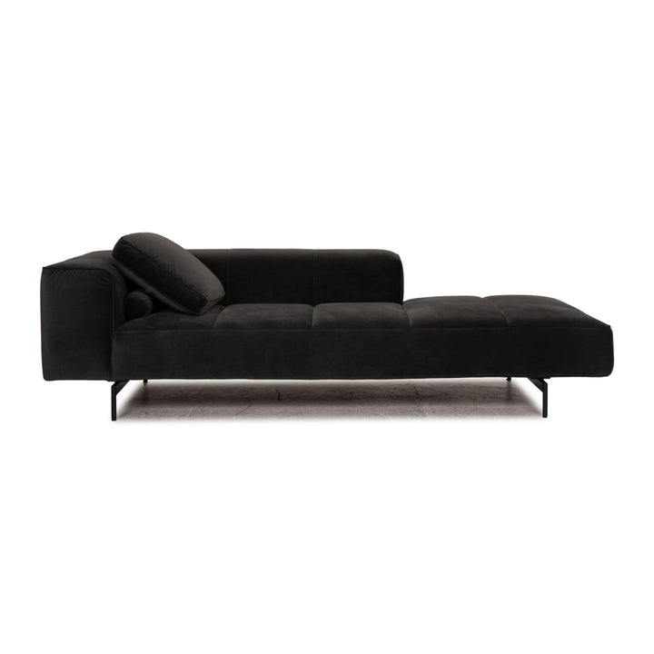 BoConcept Amsterdam Stoff Dreisitzer Grau Grün Sofa Couch Liege