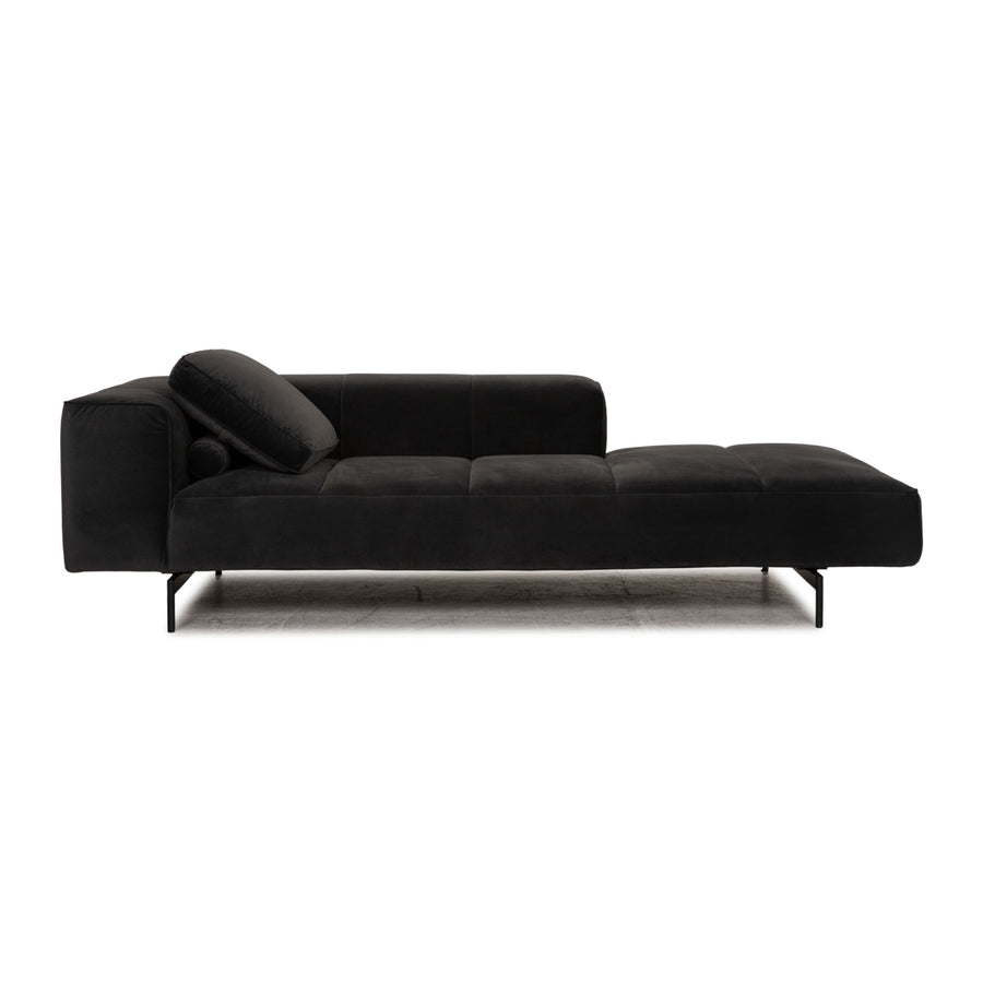 BoConcept Amsterdam Stoff Dreisitzer Grau Grün Sofa Couch Liege
