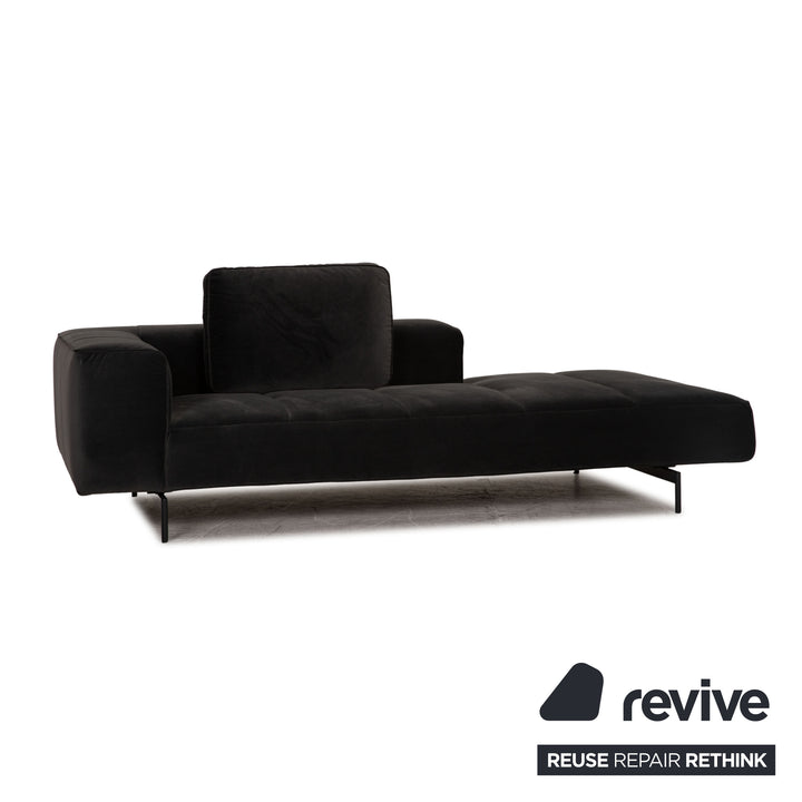 BoConcept Amsterdam Stoff Dreisitzer Grau Grün Sofa Couch Liege