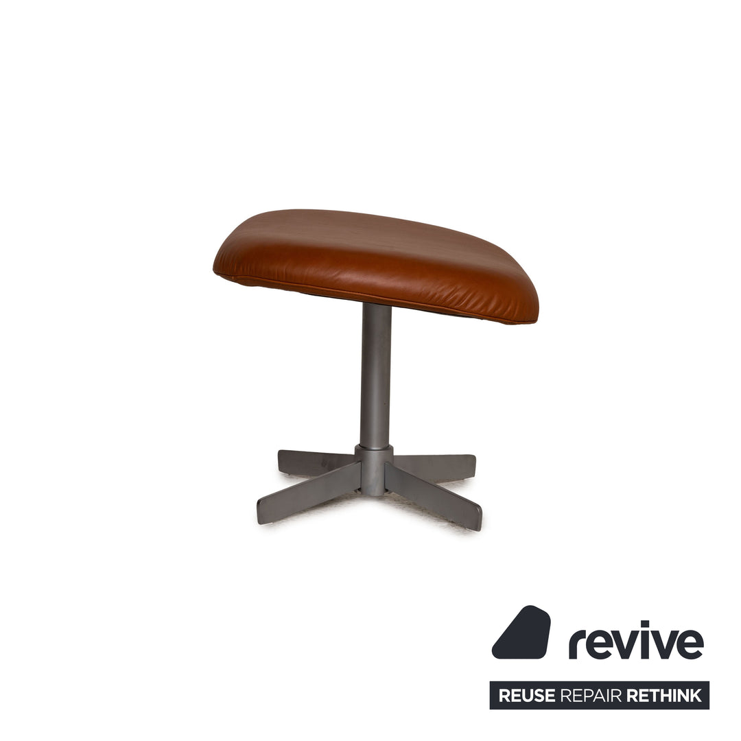 BoConcept Athena Relax Leder Sessel Braun inkl. Hocker