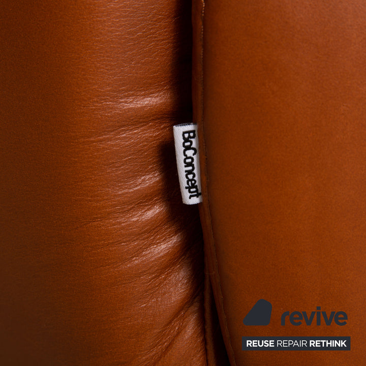 BoConcept Athena Relax Leder Sessel Braun inkl. Hocker