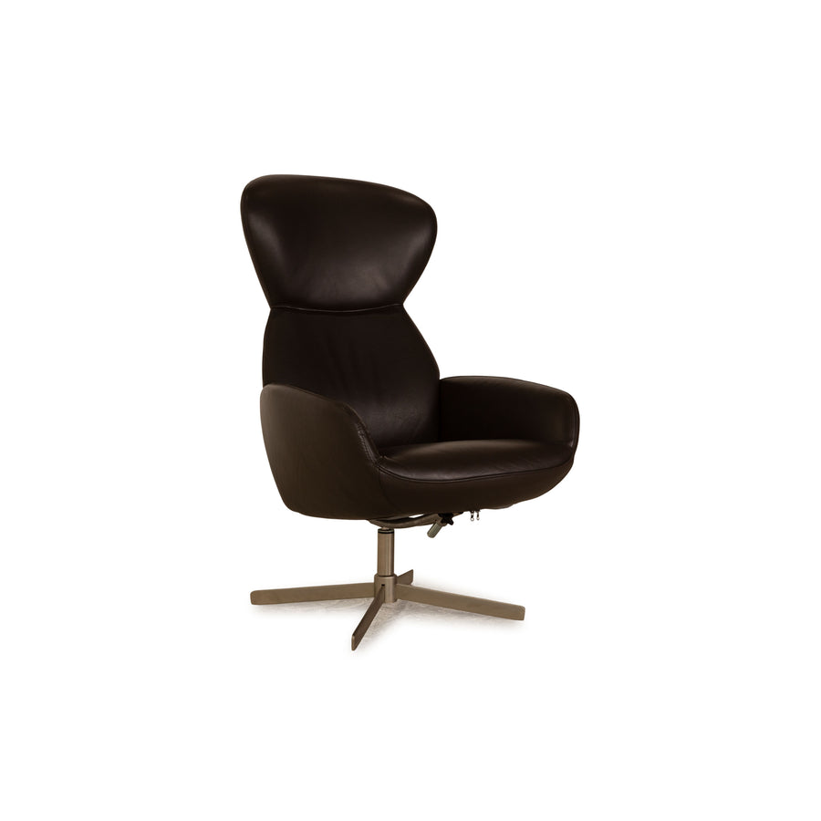 BoConcept Athena Relax Leder Sessel Braun Dunkelbraun manuelle Relaxfunktion