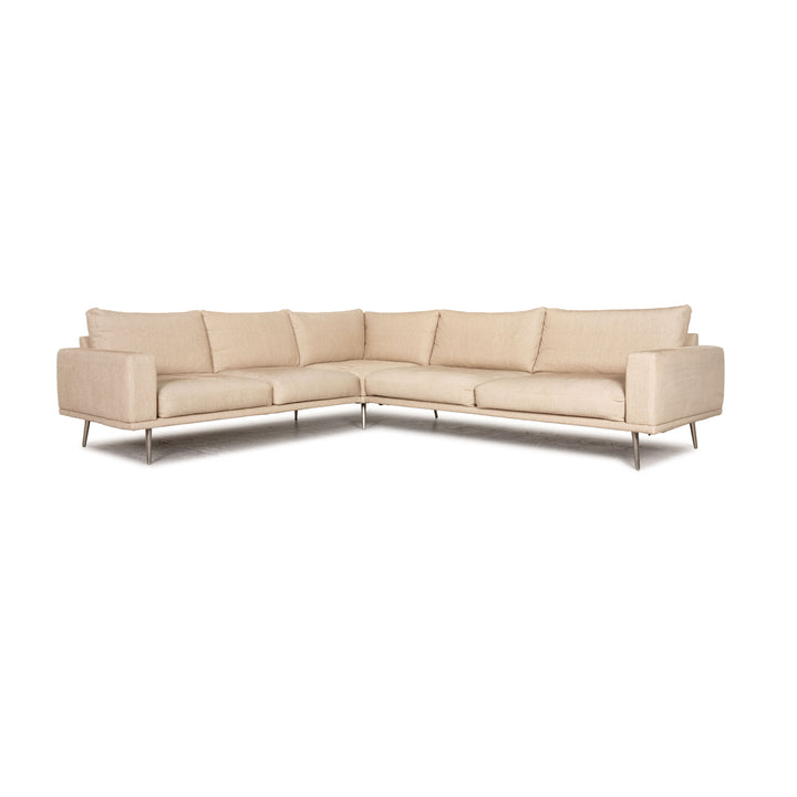 BoConcept Carlton Stoff Ecksofa Beige Sofa Couch