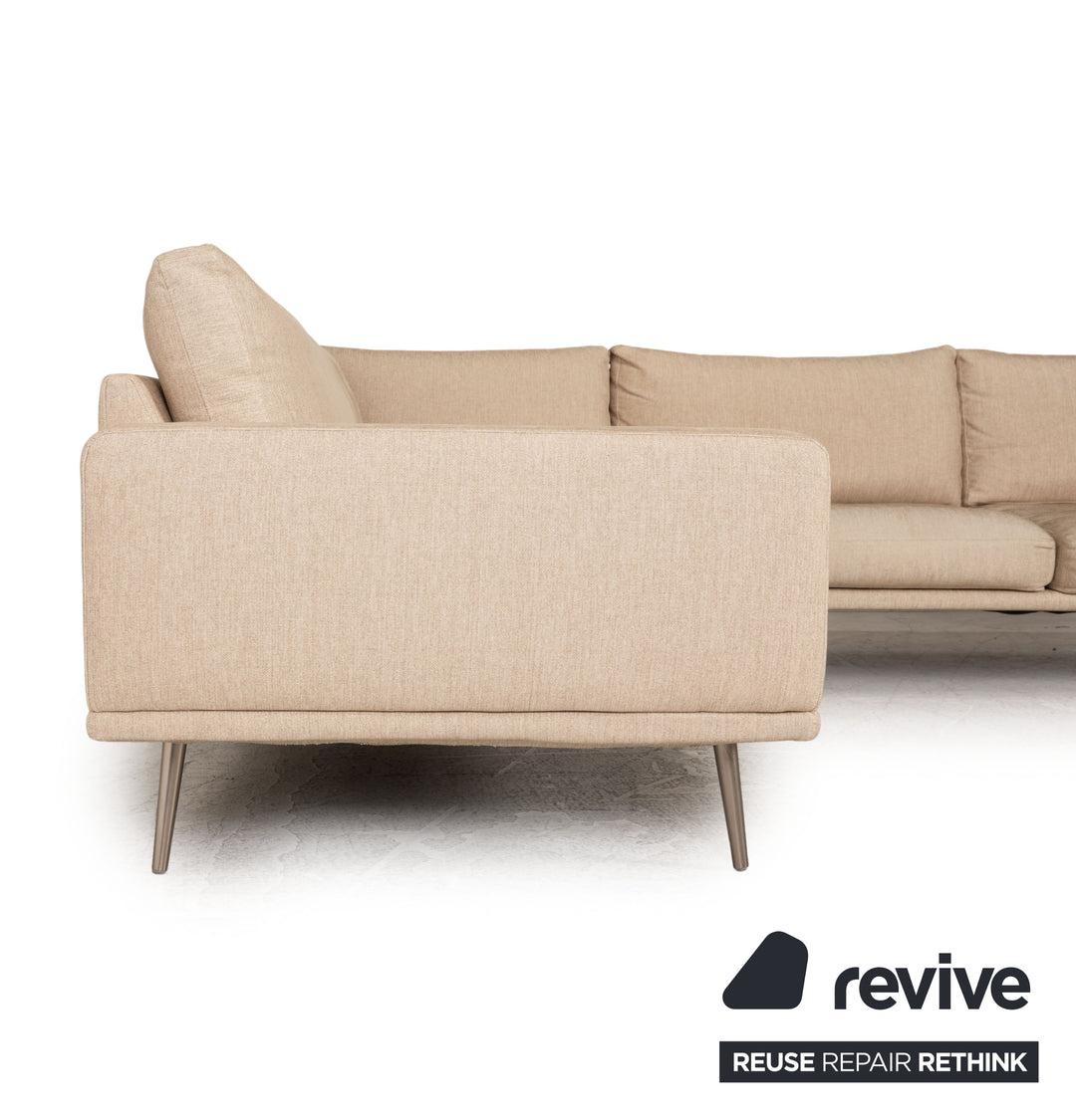 BoConcept Carlton Stoff Ecksofa Beige Sofa Couch