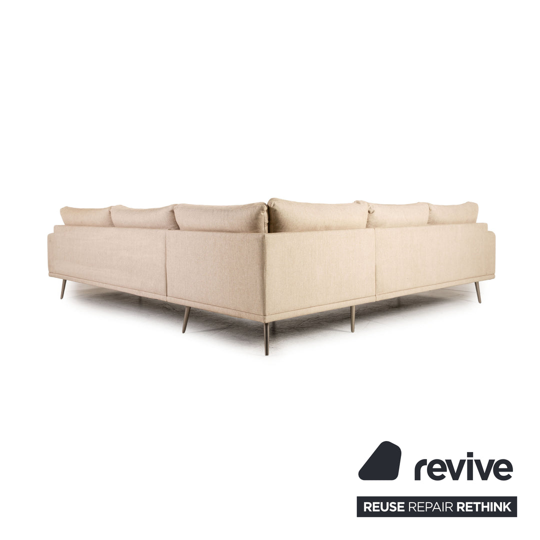 BoConcept Carlton Stoff Ecksofa Beige Sofa Couch
