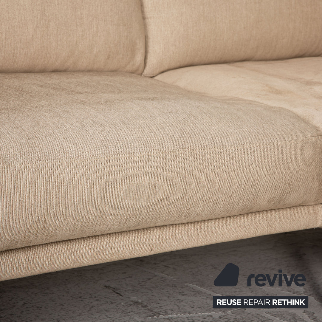 BoConcept Carlton Stoff Ecksofa Beige Sofa Couch