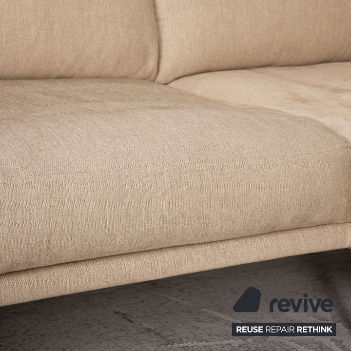 BoConcept Carlton Stoff Ecksofa Beige Sofa Couch