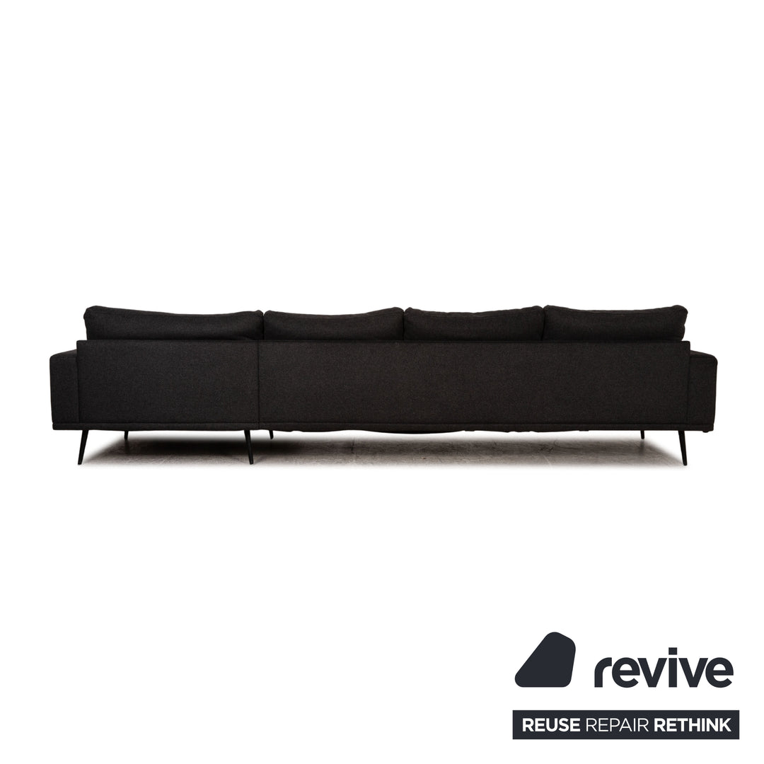 BoConcept Carlton Stoff Ecksofa Grau Dunkelgrau Sofa Couch