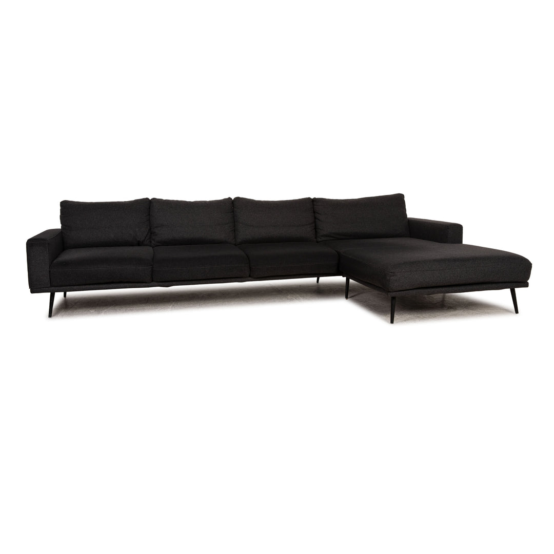 BoConcept Carlton Stoff Ecksofa Grau Dunkelgrau Sofa Couch