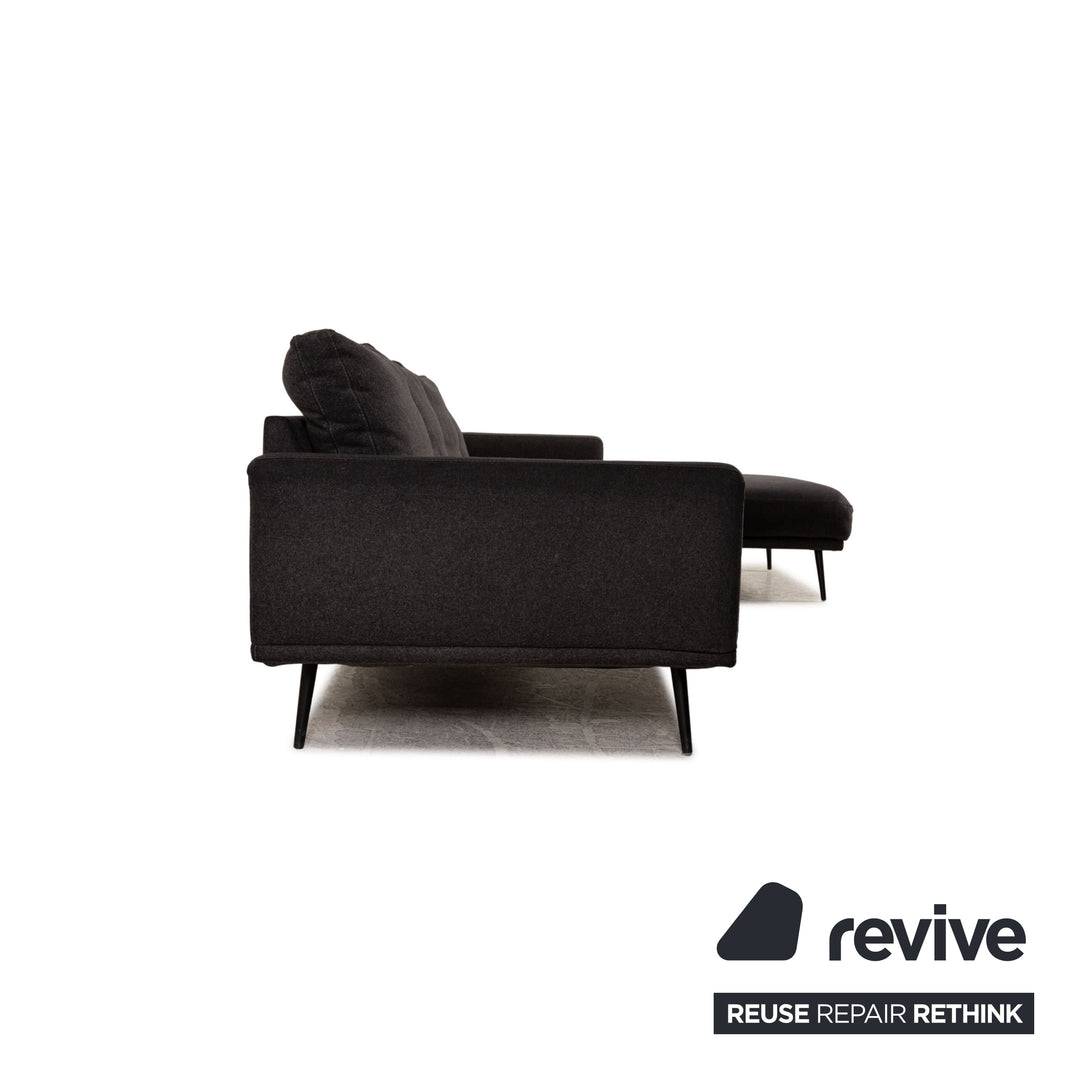 BoConcept Carlton Stoff Ecksofa Grau Dunkelgrau Sofa Couch