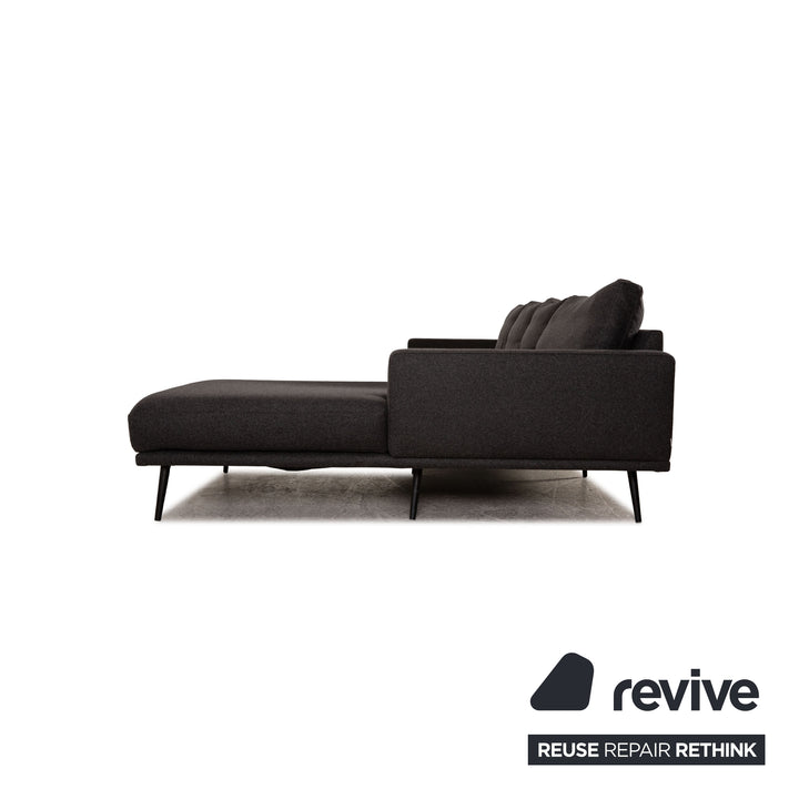 BoConcept Carlton Stoff Ecksofa Grau Dunkelgrau Sofa Couch