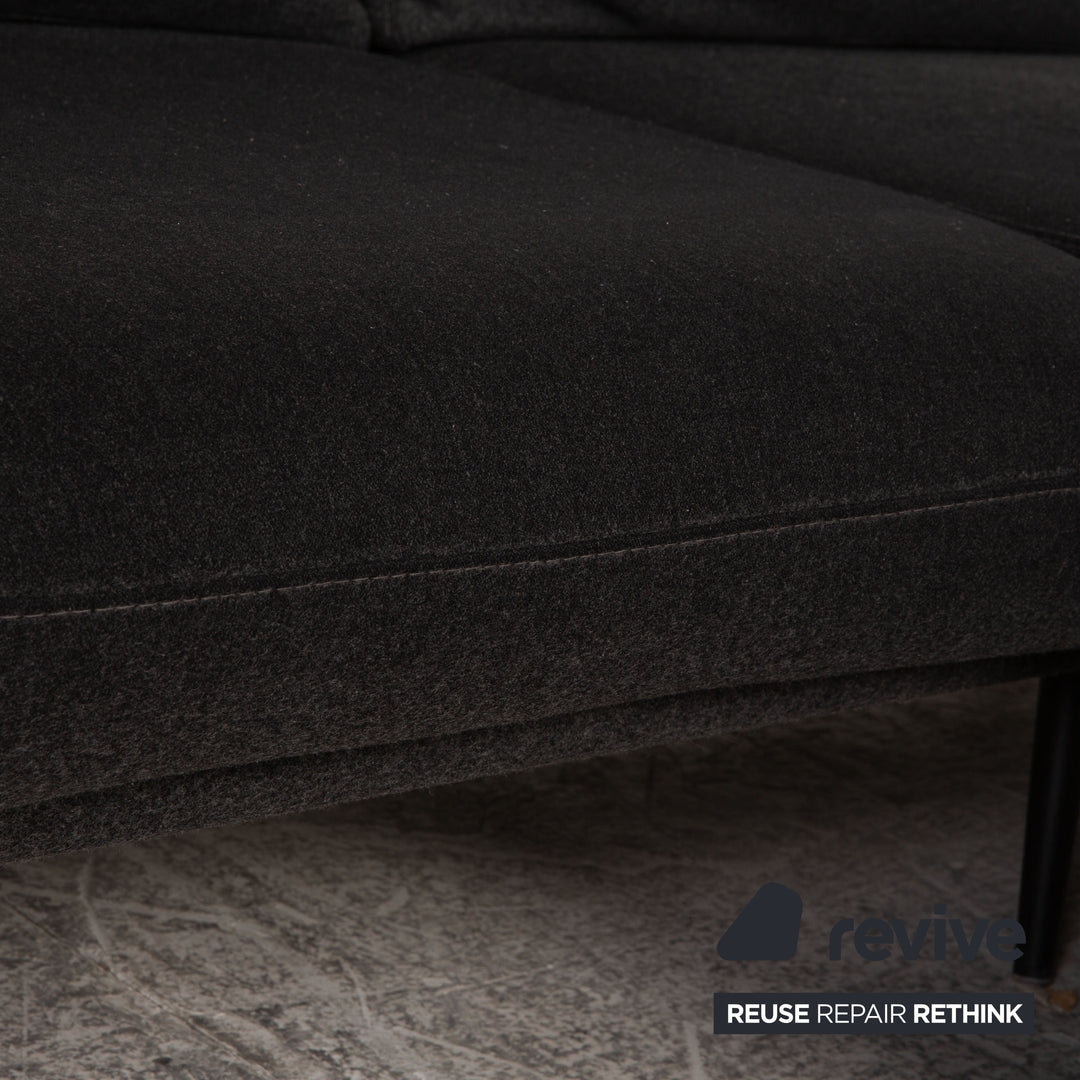 BoConcept Carlton Stoff Ecksofa Grau Dunkelgrau Sofa Couch