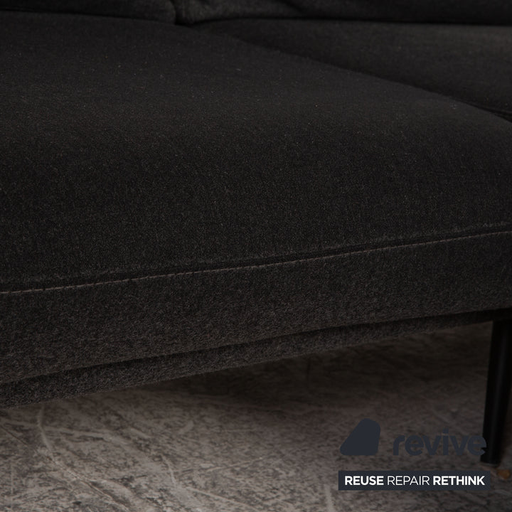 BoConcept Carlton Stoff Ecksofa Grau Dunkelgrau Sofa Couch