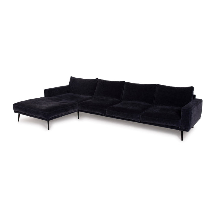 BoConcept Carlton Stoff Sofa Ecksofa Blau