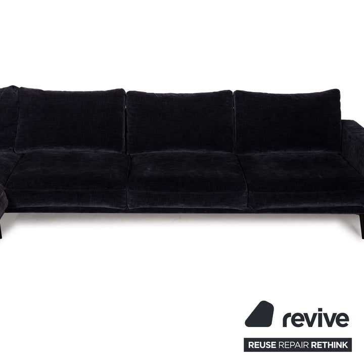 BoConcept Carlton Stoff Sofa Ecksofa Blau