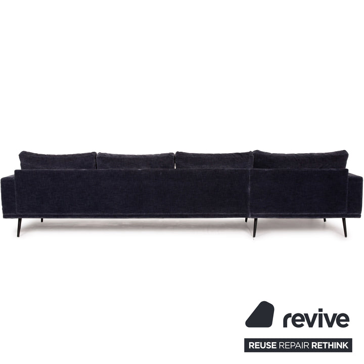 BoConcept Carlton Stoff Sofa Ecksofa Blau