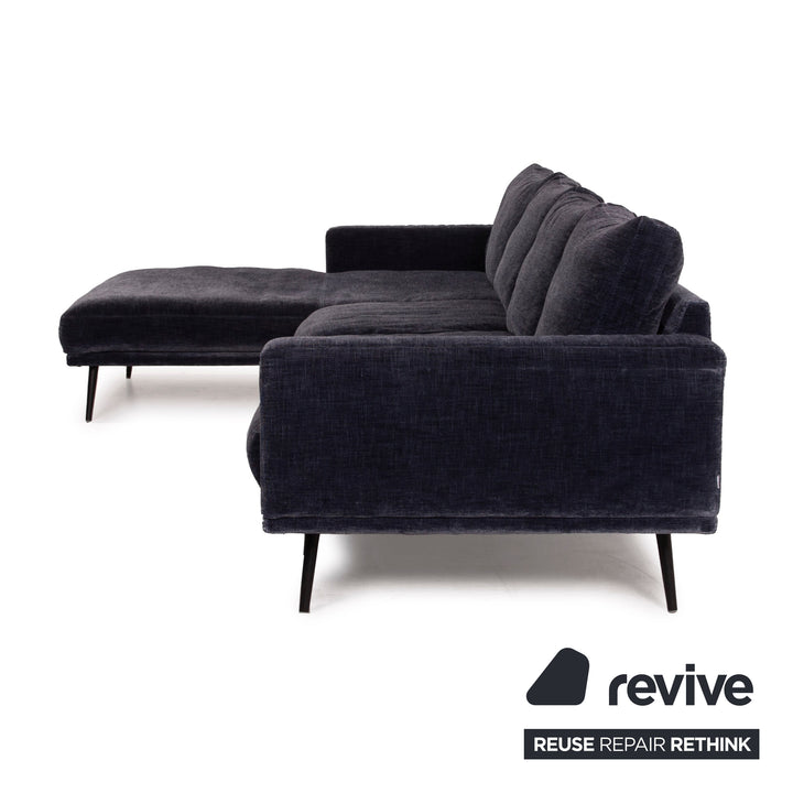 BoConcept Carlton Stoff Sofa Ecksofa Blau