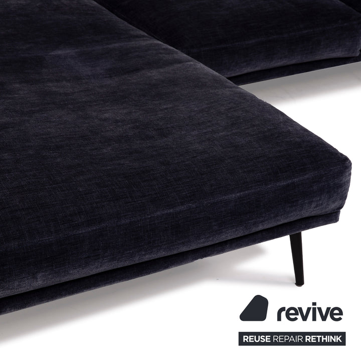 BoConcept Carlton Stoff Sofa Ecksofa Blau