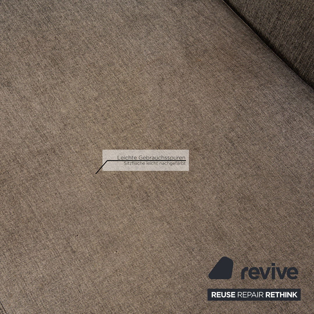 BoConcept Carlton Stoff Sofa Grau Ecksofa Couch