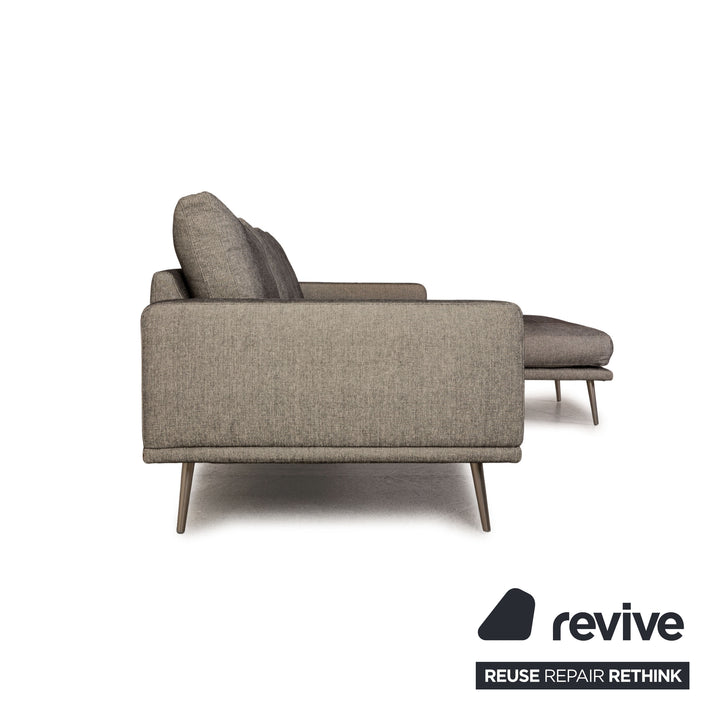 BoConcept Carlton Stoff Sofa Grau Ecksofa Couch