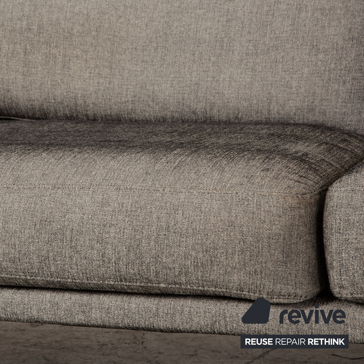 BoConcept Carlton Stoff Sofa Grau Ecksofa Couch
