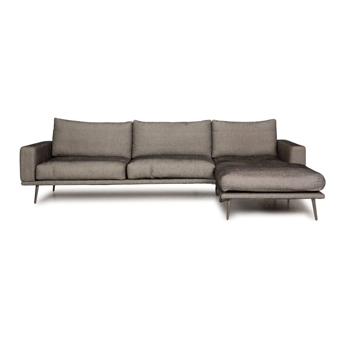 BoConcept Carlton Stoff Sofa Grau Ecksofa Couch