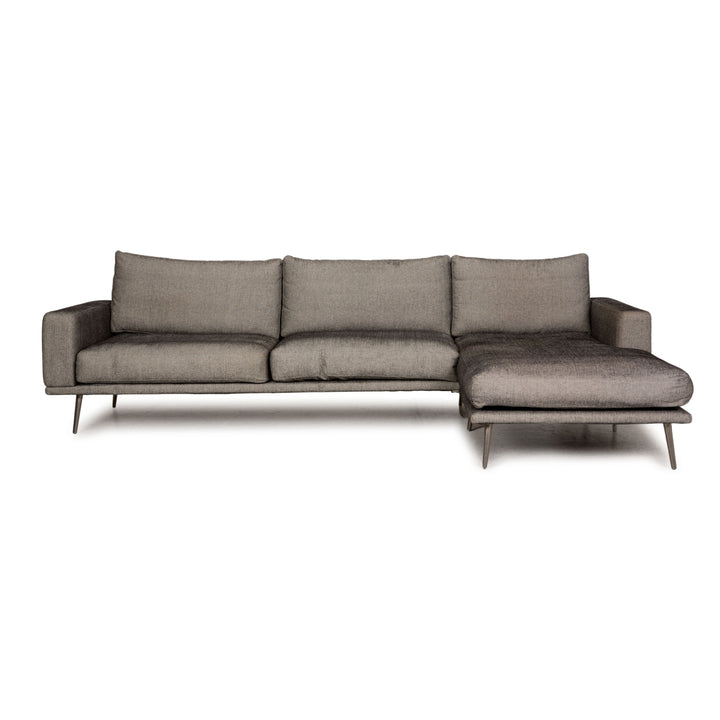 BoConcept Carlton Stoff Sofa Grau Ecksofa Couch