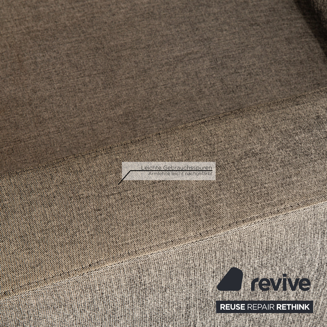 BoConcept Carlton Stoff Sofa Grau Ecksofa Couch