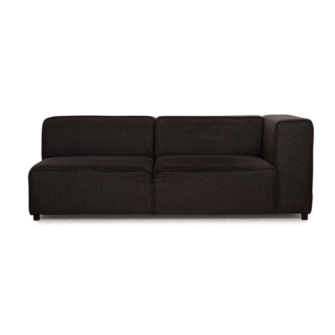 BoConcept Carmo Stoff Sofa Anthrazit Zweisitzer Couch