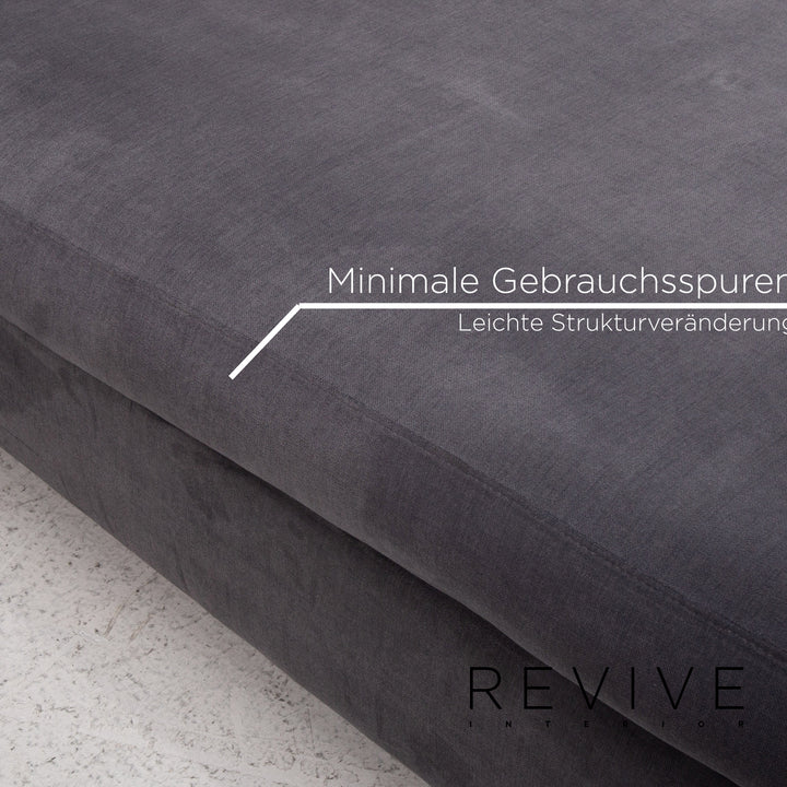 BoConcept Cenova Stoff Ecksofa Grau Sofa Couch #13463