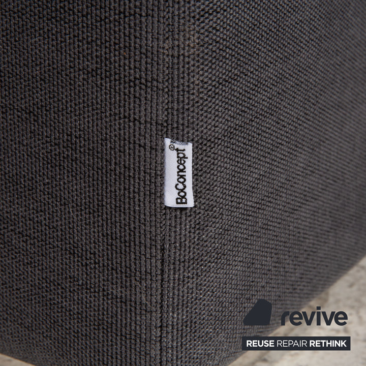 BoConcept Cenova Stoff Sofa Dunkelgrau Ecksofa Couch