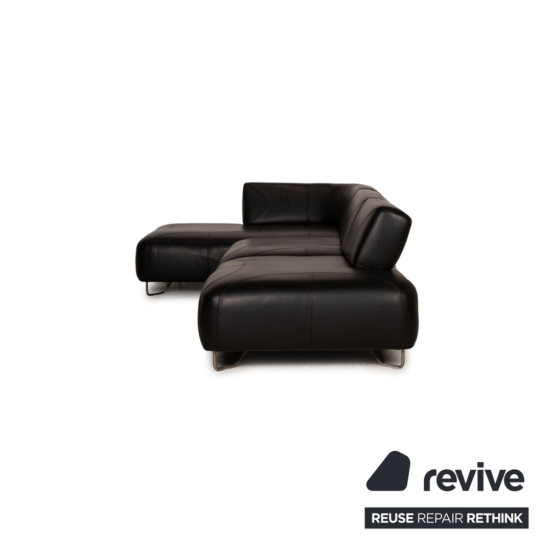 BoConcept Como Leder Sofa Schwarz Ecksofa Couch