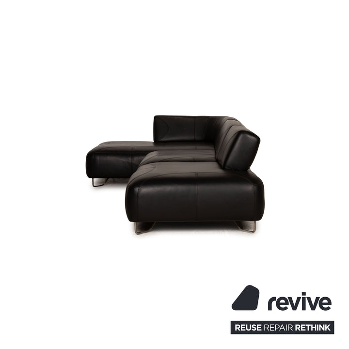 BoConcept Como Leder Sofa Schwarz Ecksofa Couch