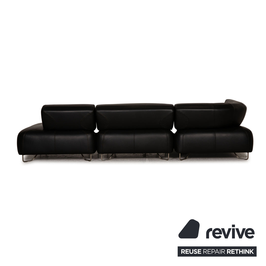 BoConcept Como Leder Sofa Schwarz Ecksofa Couch