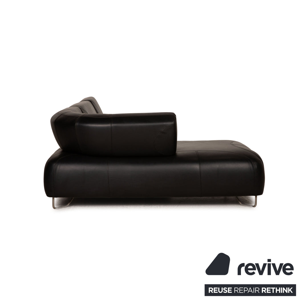 BoConcept Como Leder Sofa Schwarz Ecksofa Couch