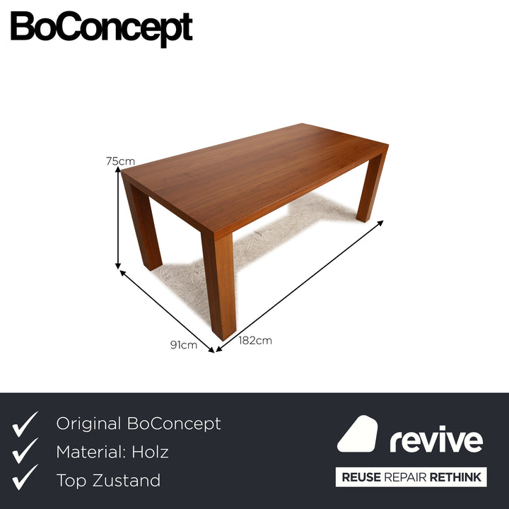BoConcept Holz Esstisch Braun 183 x 91 cm