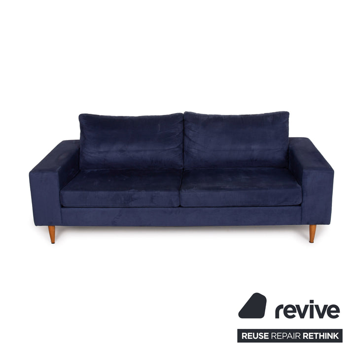BoConcept Indivi 2 Stoff Sofa Blau Dreisitzer