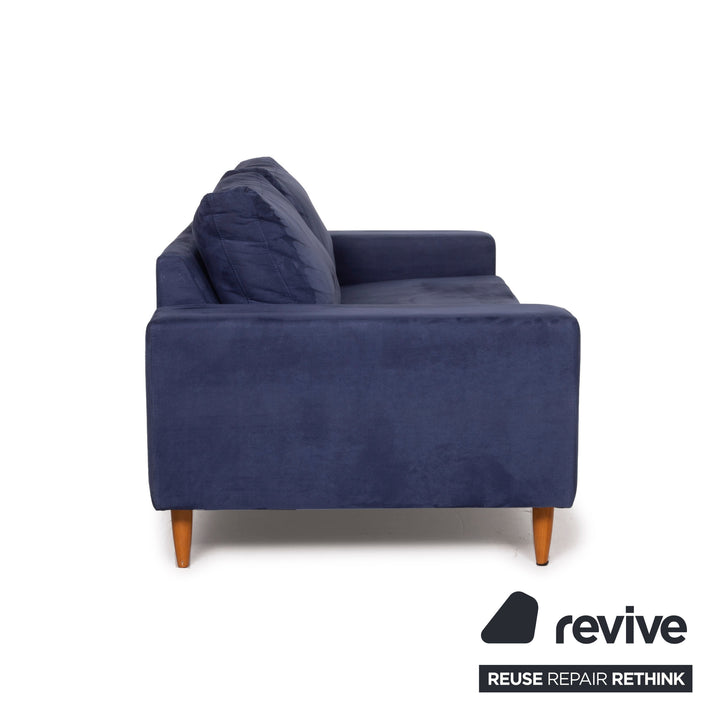 BoConcept Indivi 2 Stoff Sofa Blau Dreisitzer