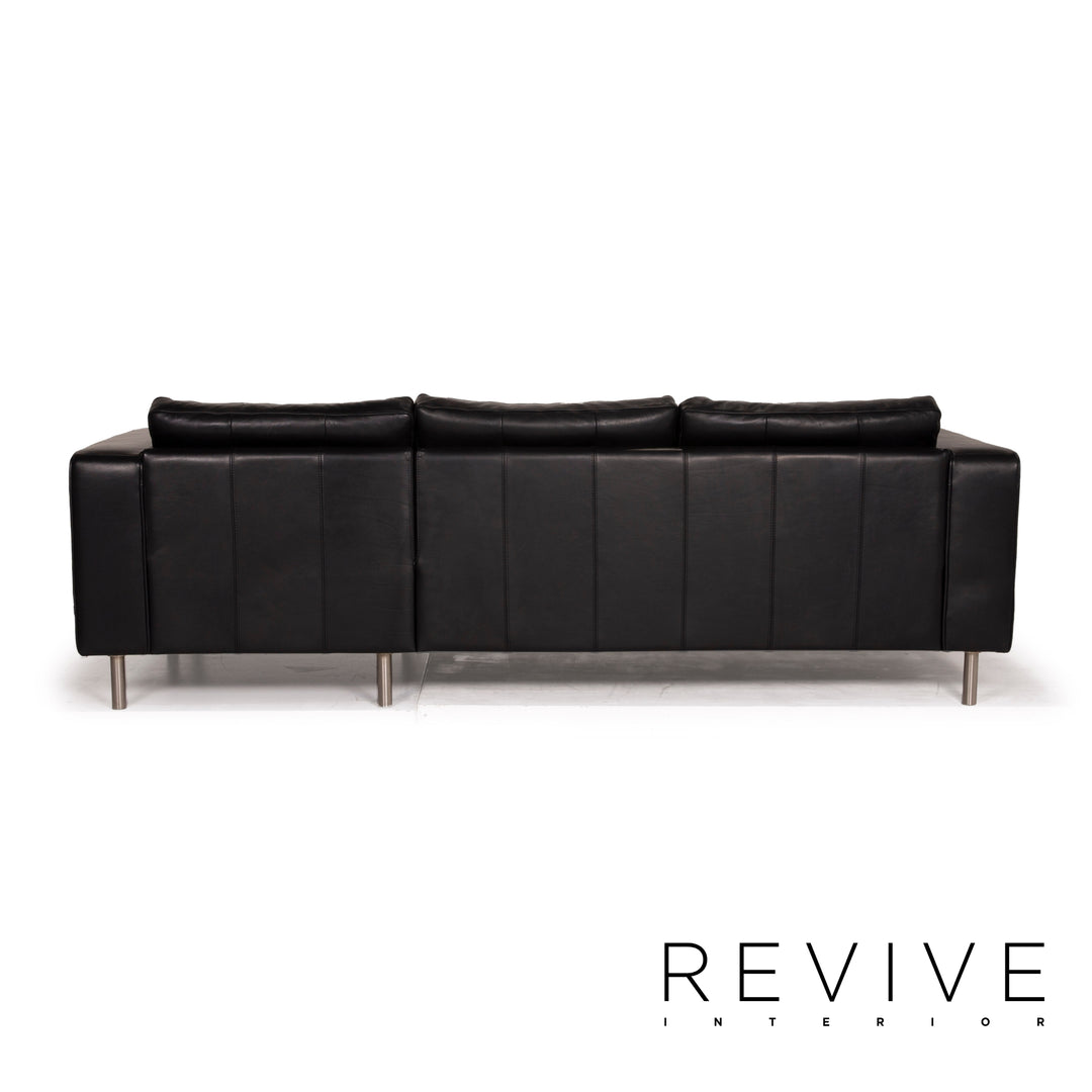 BoConcept Indivi Leder Sof Schwarz Ecksofa