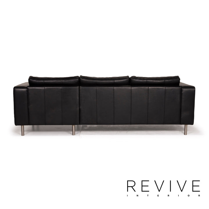 BoConcept Indivi Leder Sof Schwarz Ecksofa