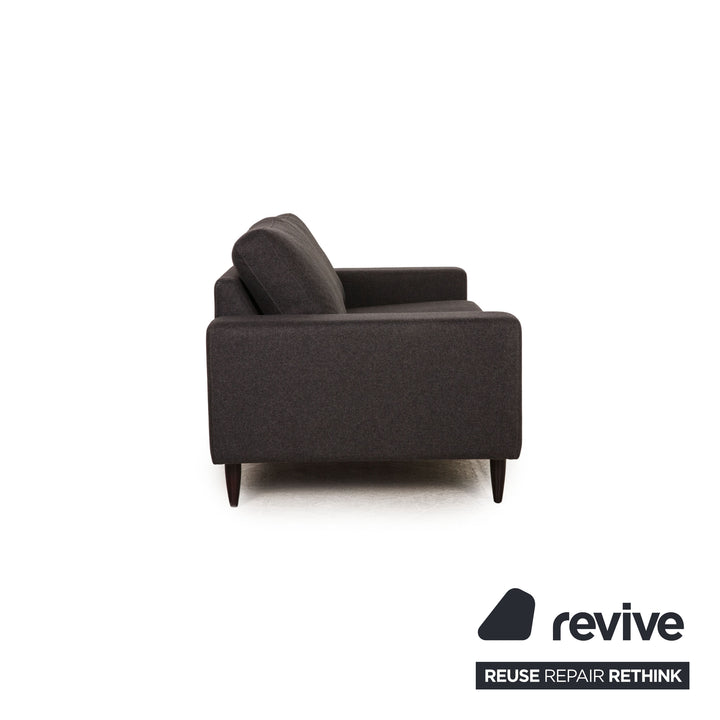 BoConcept Indivi Stoff Sofa Anthrazit Zweisitzer Sofa Couch