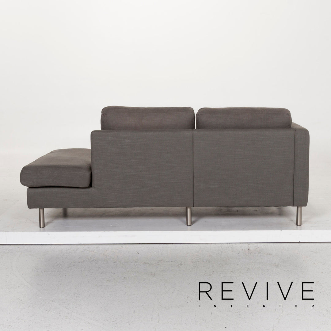 BoConcept Indivi Stoff Sofa Grau Zweisitzer Couch #12734