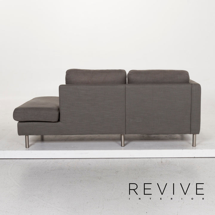 BoConcept Indivi Stoff Sofa Grau Zweisitzer Couch #12734