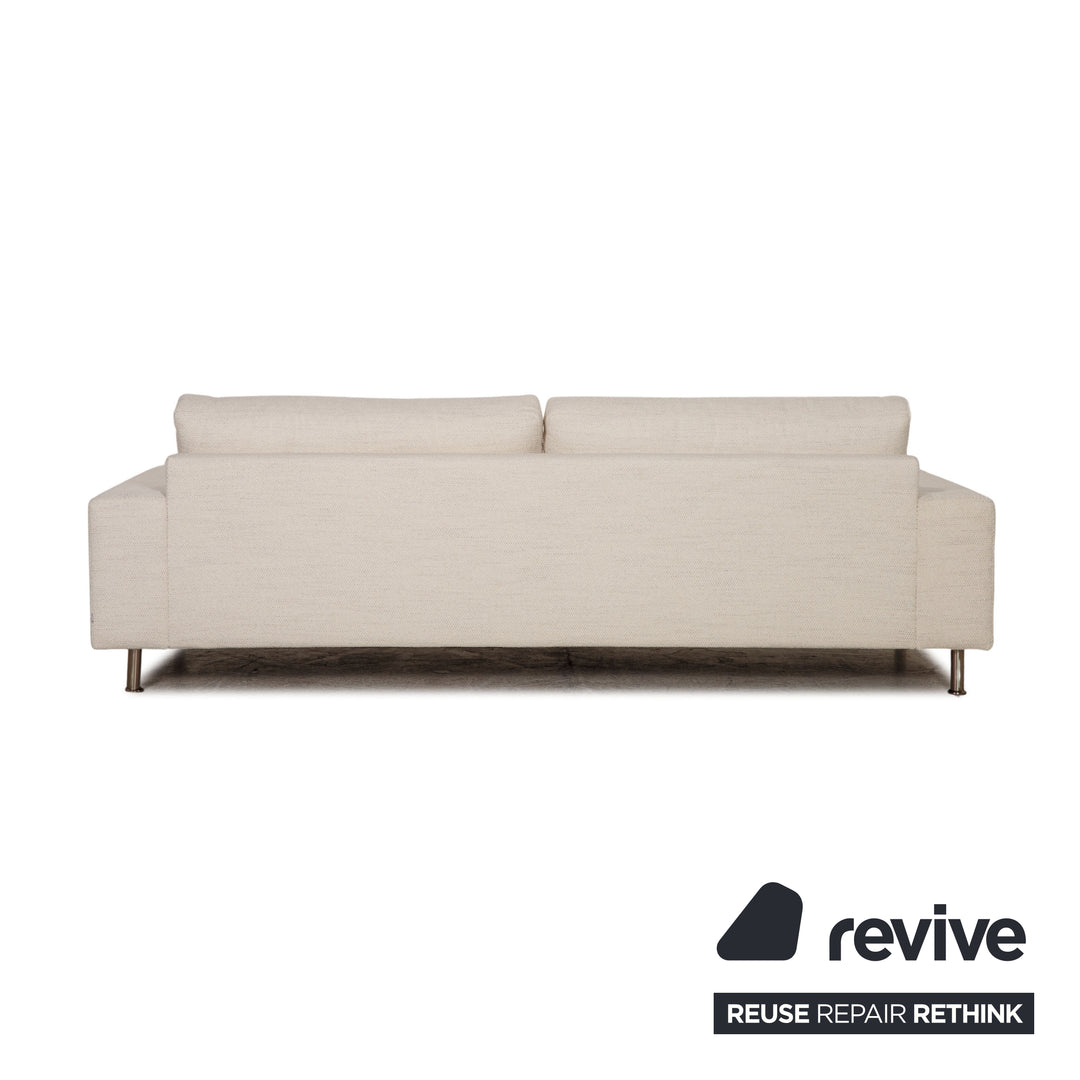 BoConcept Indivi Stoff Sofa Weiß Zweisitzer Couch