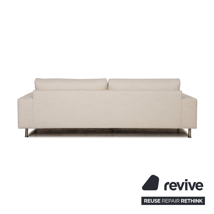 BoConcept Indivi Stoff Sofa Weiß Zweisitzer Couch