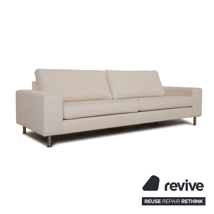 BoConcept Indivi Stoff Sofa Weiß Zweisitzer Couch